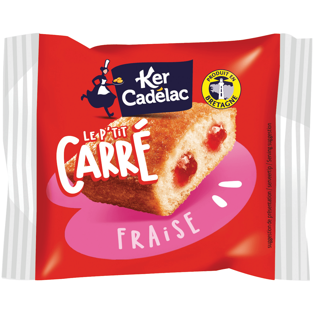 P'TIT CARRE FRAISE 40G