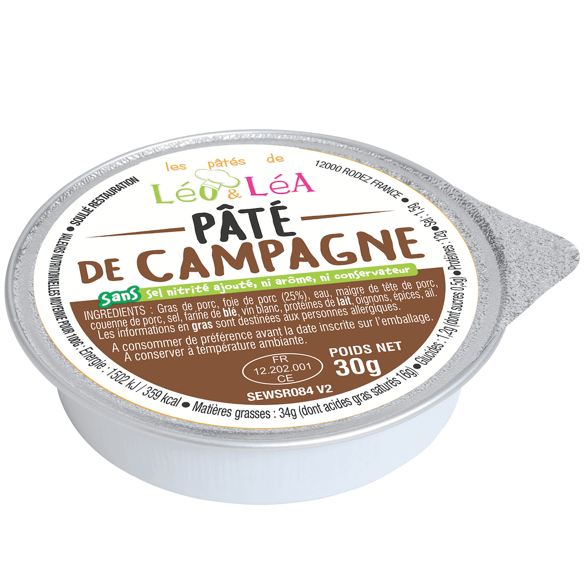 PATE DE CAMPAGNE 30G