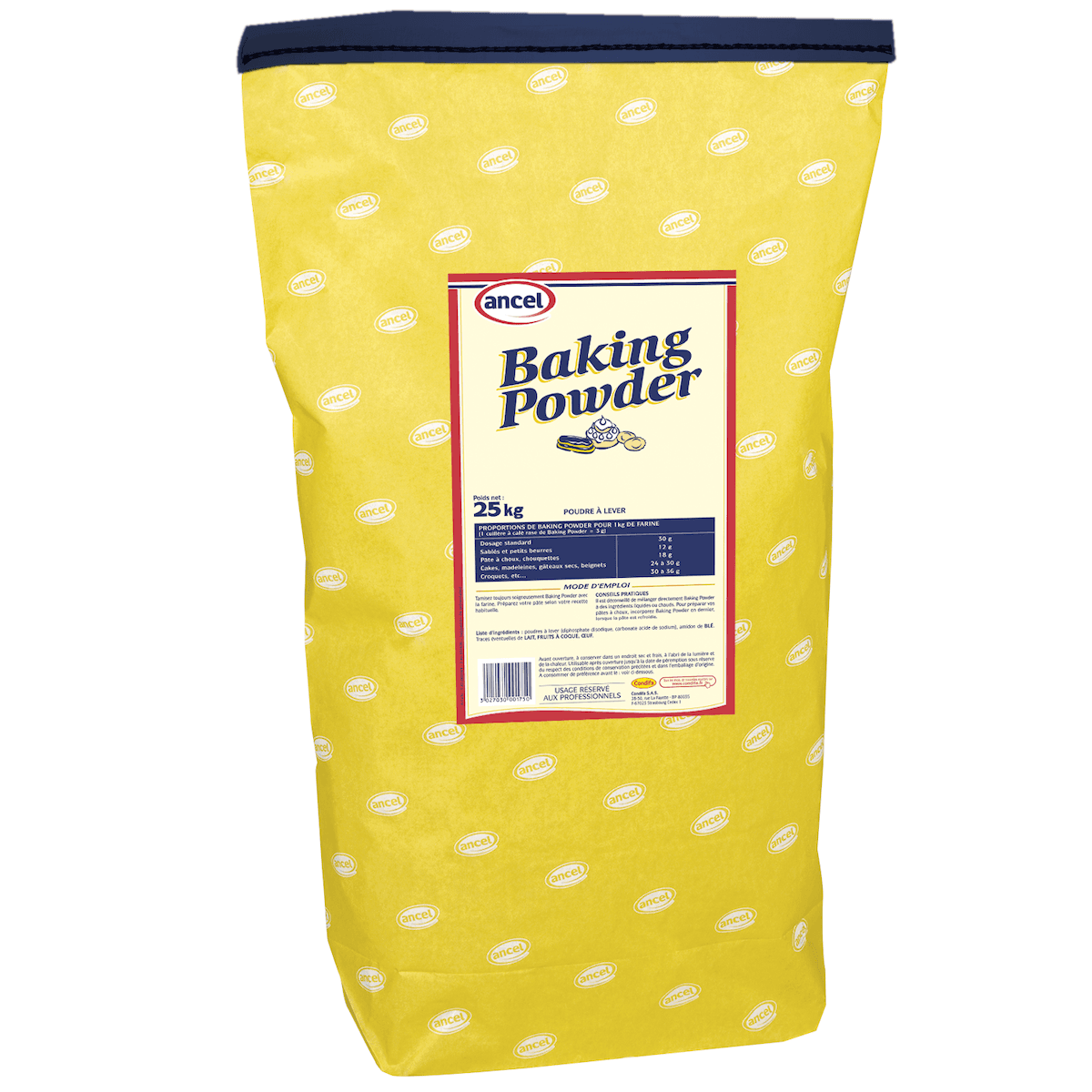POUDRE A LEVER BAKING POWDER  SAC 25KG
