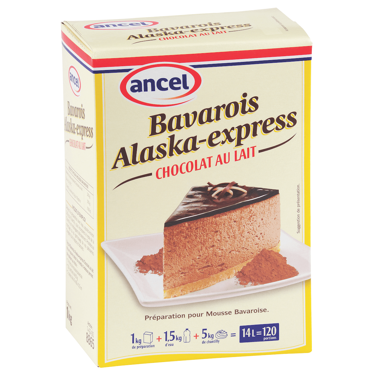 PREPARATIONS POUR BAVAROIS  / ALASKA-EXPRESS CHOCOLAT LAIT ETUI 1KG