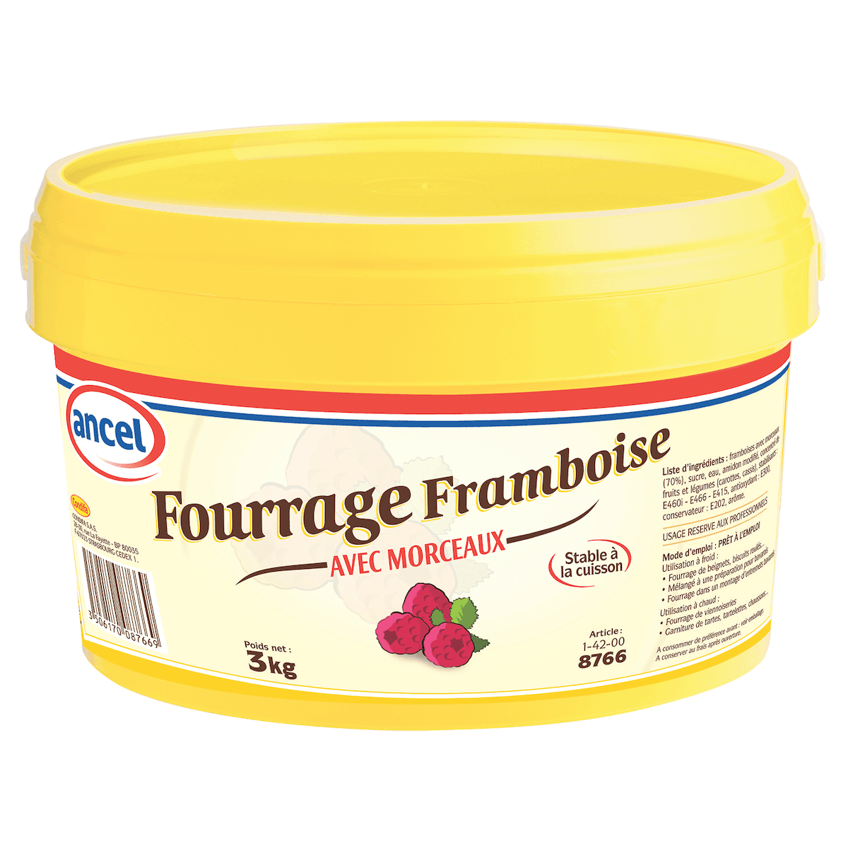 FOURRAGE FRAMBOISE SEAU 3KG