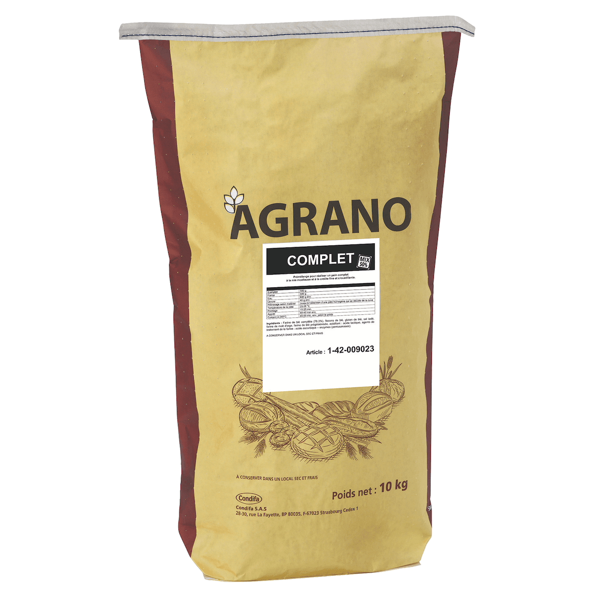MIXES 50% GRANOPAN COMPLET SAC 10KG