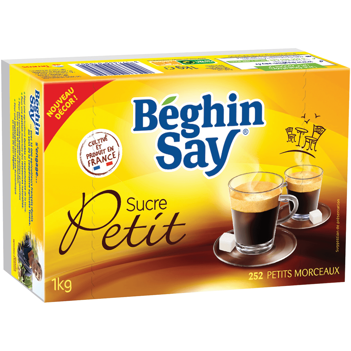 MORCEAUX PETITS SUCRES BOITE 1KG