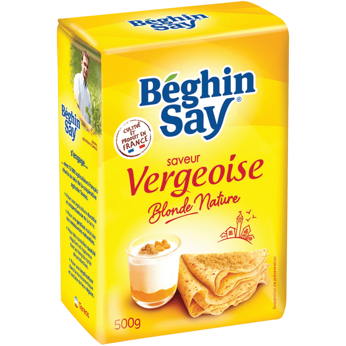 VERGEOISE BLONDE NATURE SACHET 500G