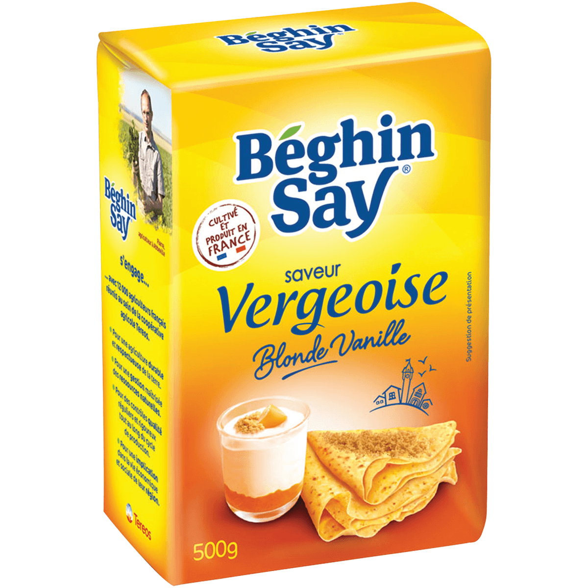 VERGEOISE BLONDE GOUT VANILLE SACHET 500G