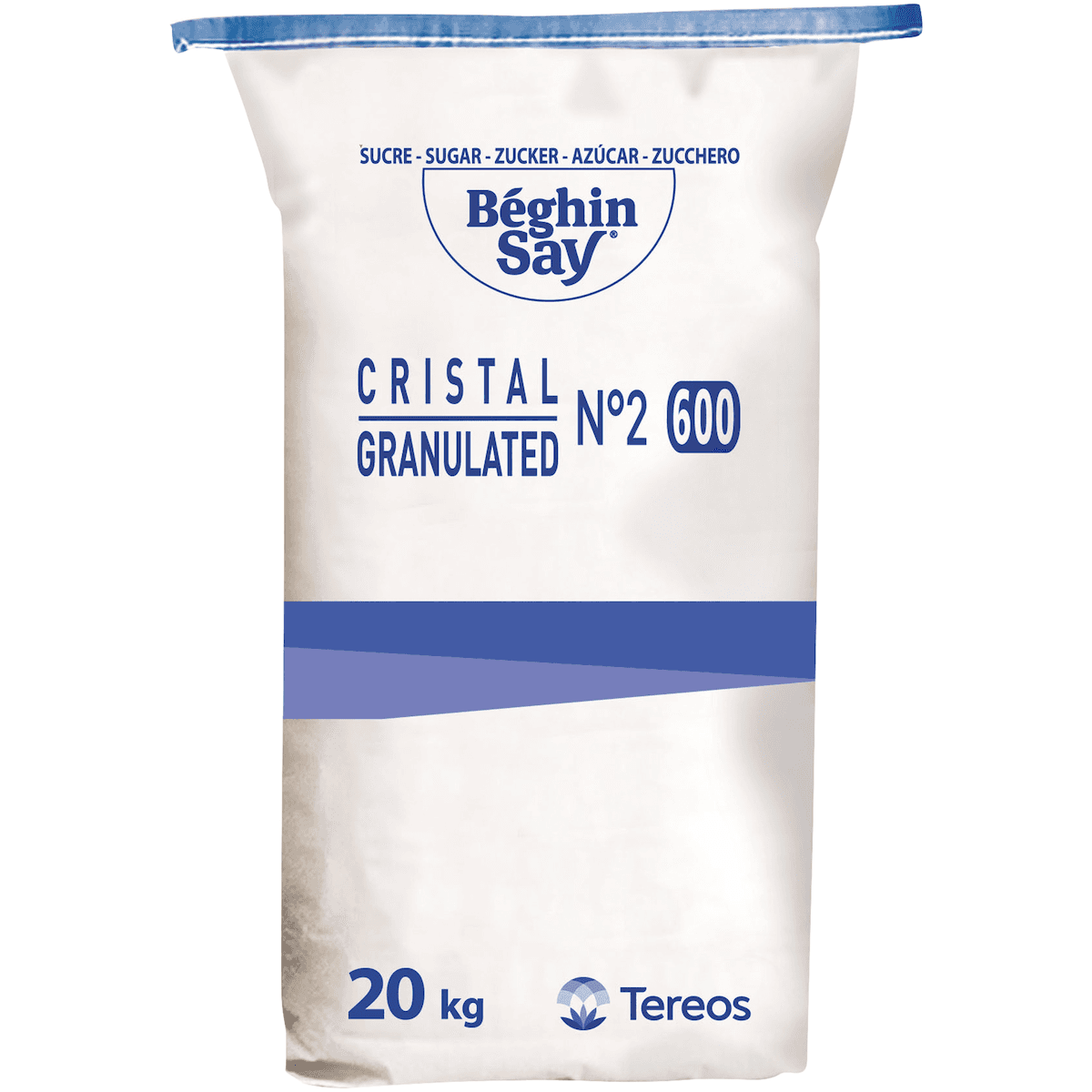SUCRE CRISTALLISE N°2 600 SAC 20 KG