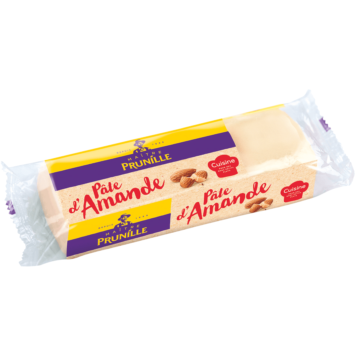 PATE D'AMANDE 33% BLANCHE - BARQUETTE 250G