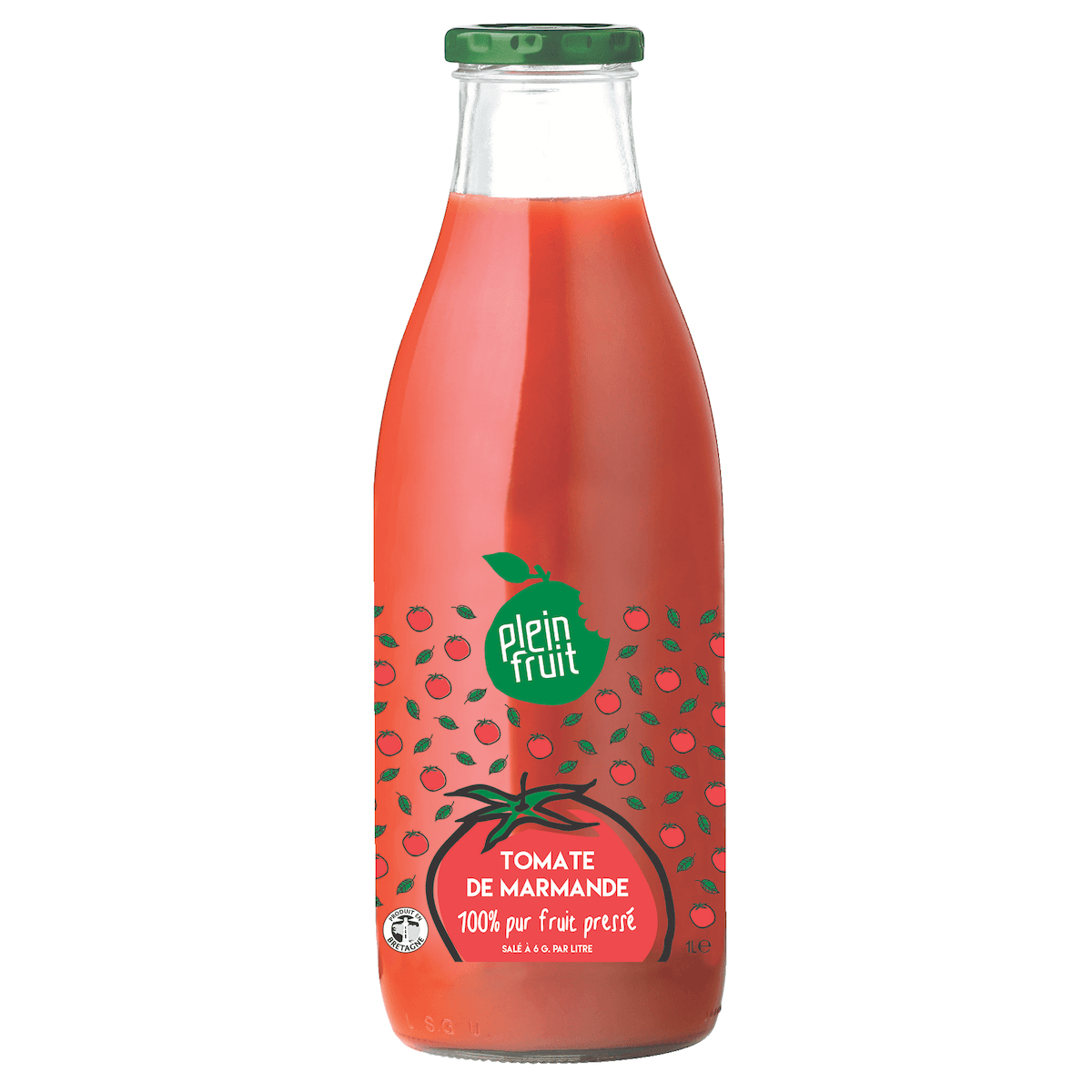 PUR JUS DE TOMATE DE MARMANDE -BOCAL VERRE 1L