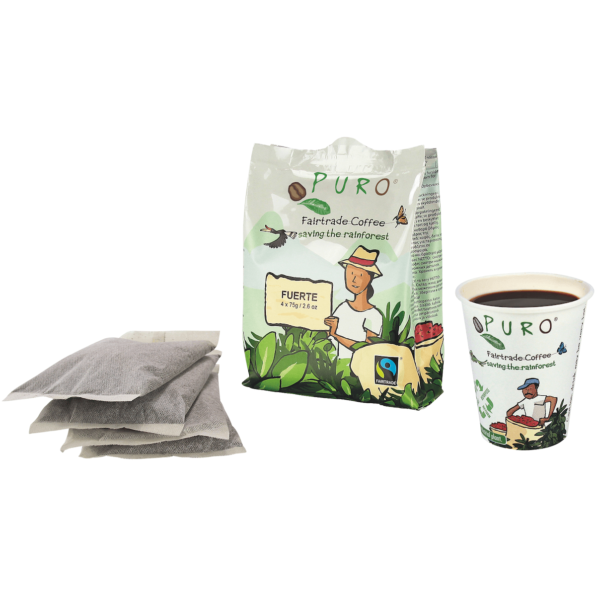 FILTRE DOSE PURO FUERTE MAX HAVELAAR 12X4X75G