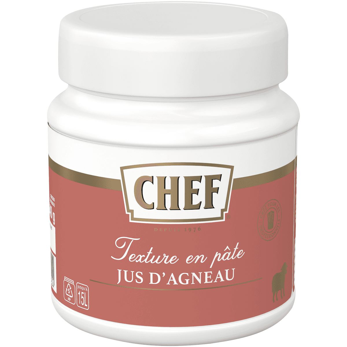 JUS D'AGNEAU PREMIUM - POT DE 640G POUR 8L À 15L