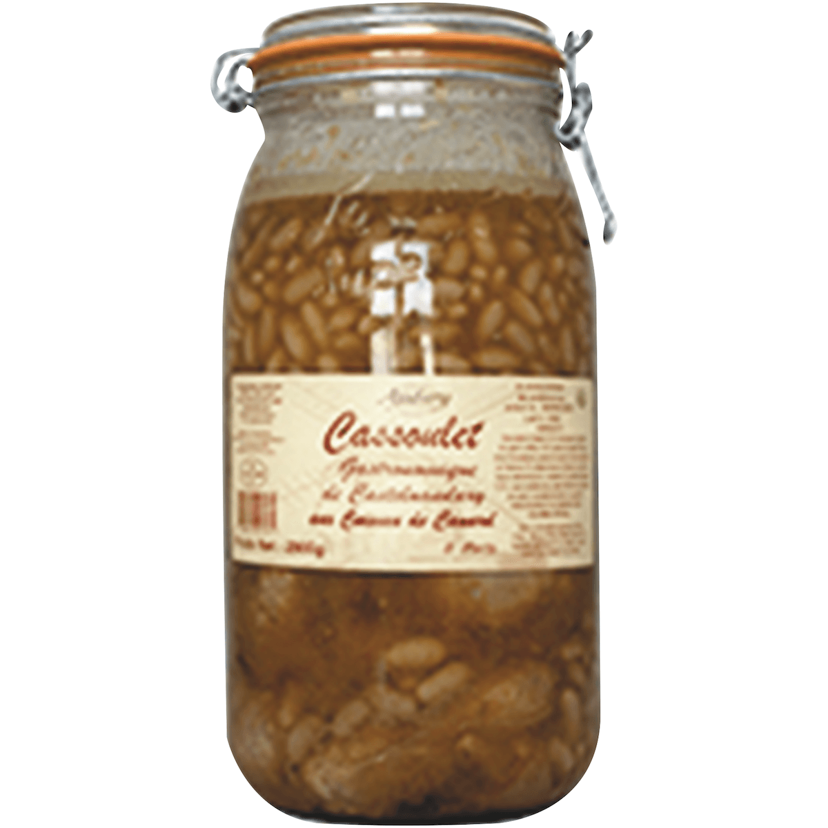 CASSOULET GASTRONOMIQUE A LA CUISSE DE CANARD BOCAL 300 CL