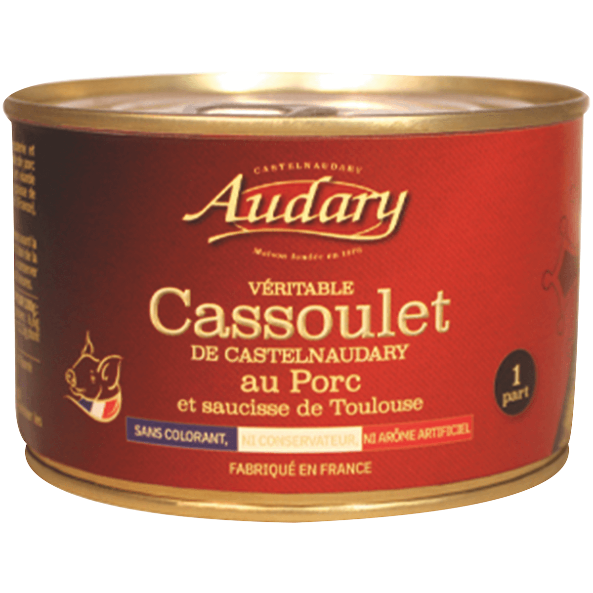 CASSOULET DE CASTELNAUDARY AU PORC 1/2