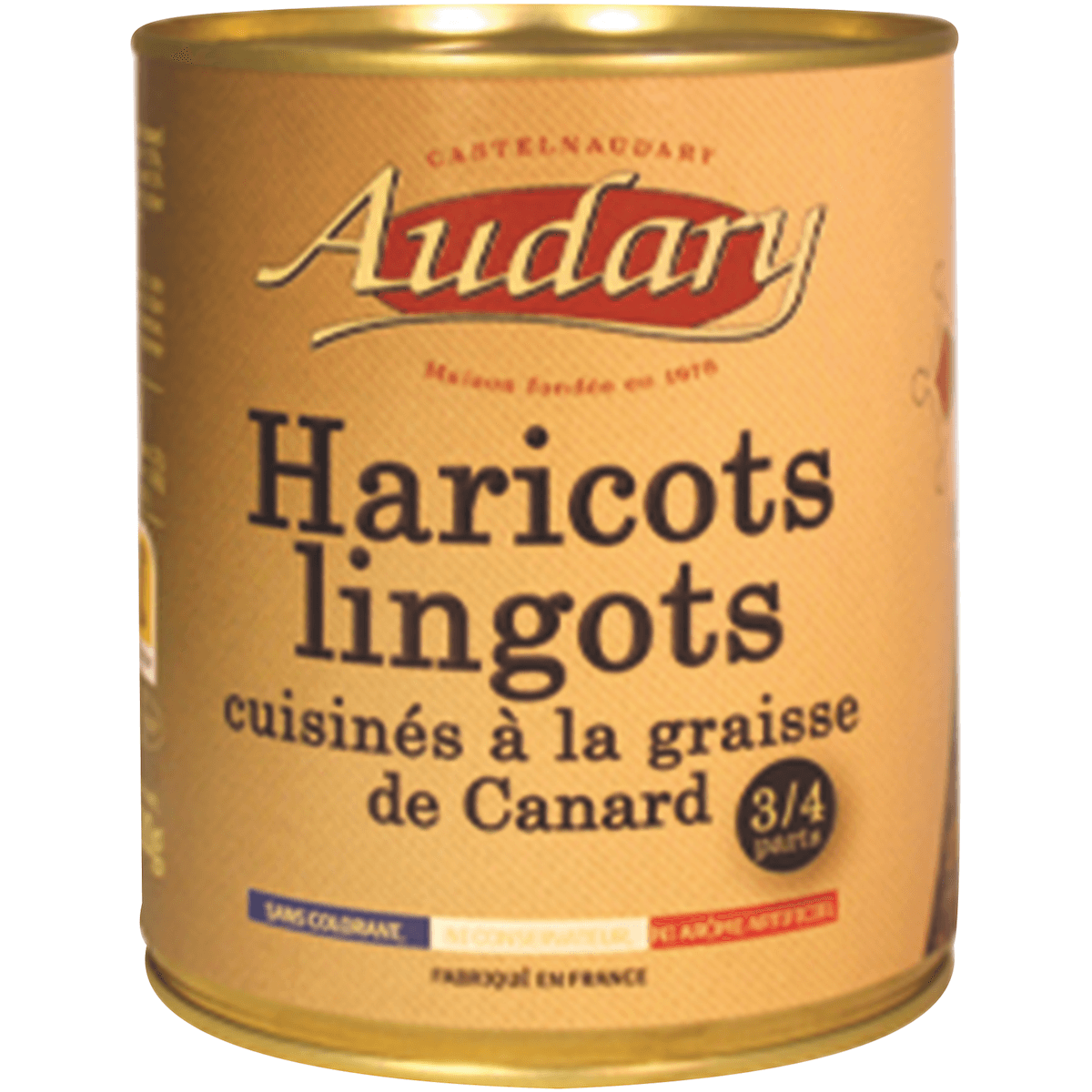 HARICOTS LINGOTS CUISINES A LA GRAISSE DE CANARD 4/4