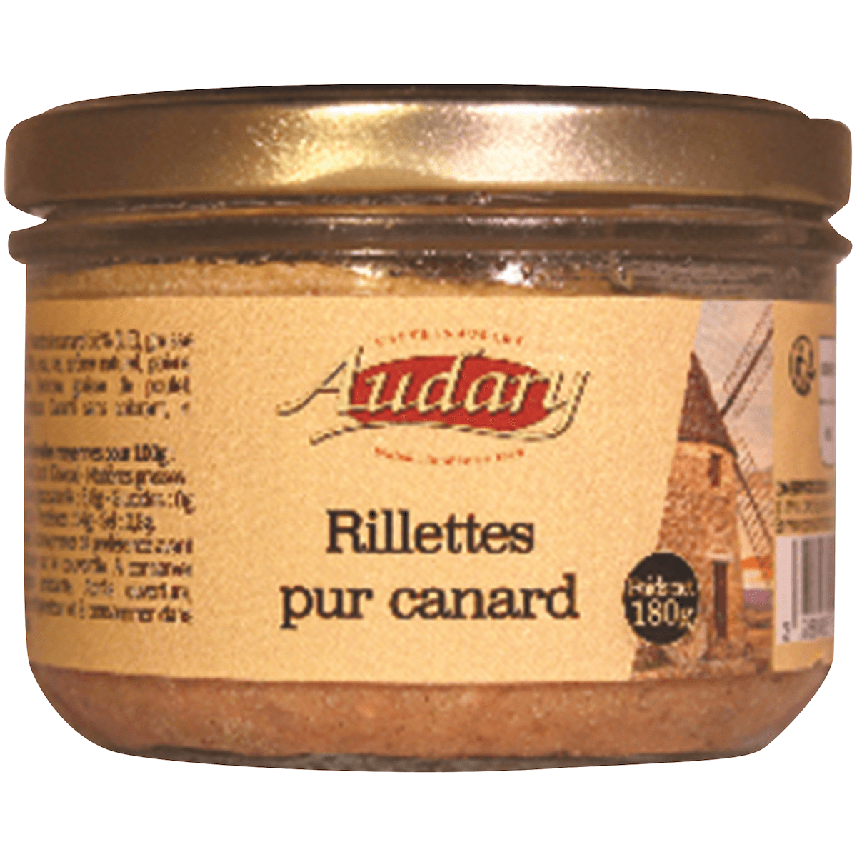 RILLETTES PUR CANARD  BOCAL 23 CL
