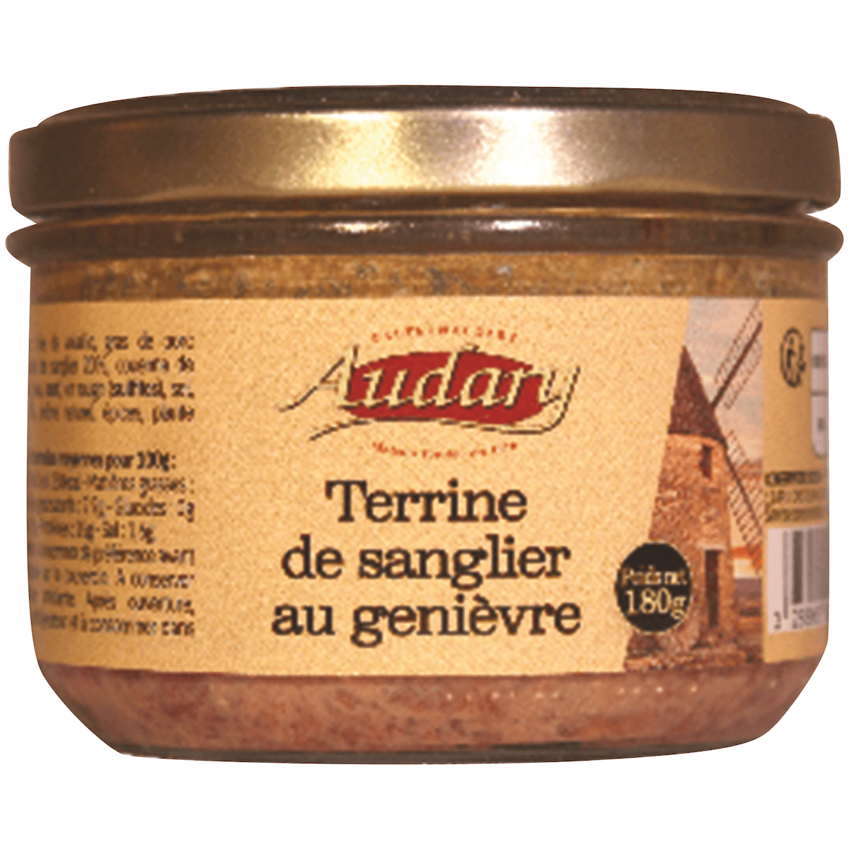 TERRINE DE SANGLIER AU GENIEVRE  BOCAL 23 CL