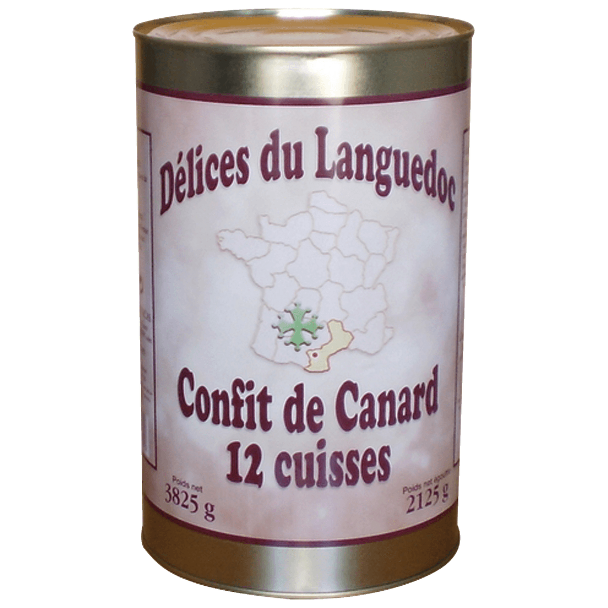 CONFIT DE CANARD 12 CUISSES ORIGINE FRANCE ET UE 5/1