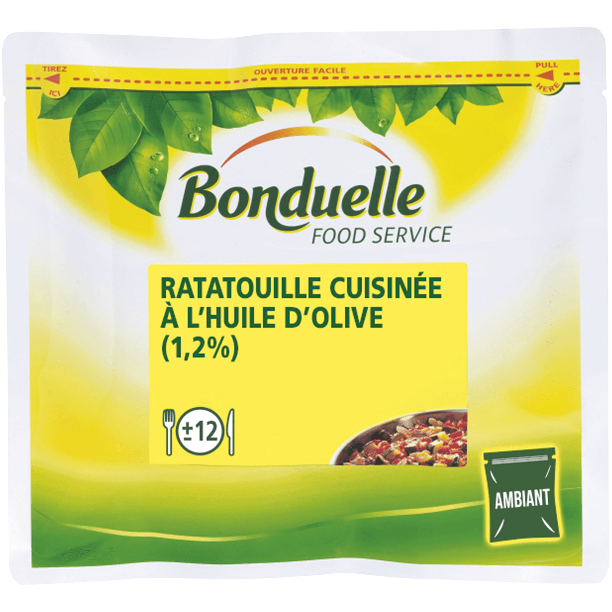 RATATOUILLE CUISINEE A L'HUILE D'OLIVE 3S