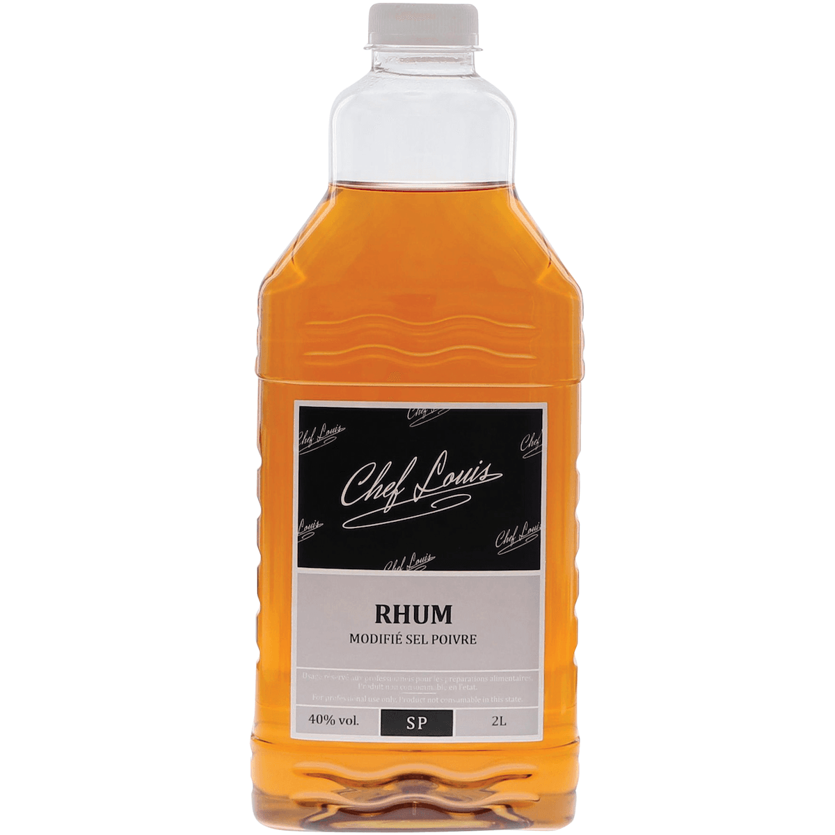 RHUM 40% VOL MODIFIE SEL POIVRE PET 2L