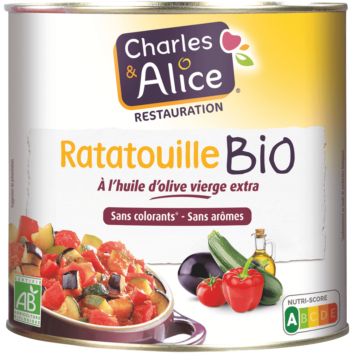 RATATOUILLE BIO - BOITE 2,5/1