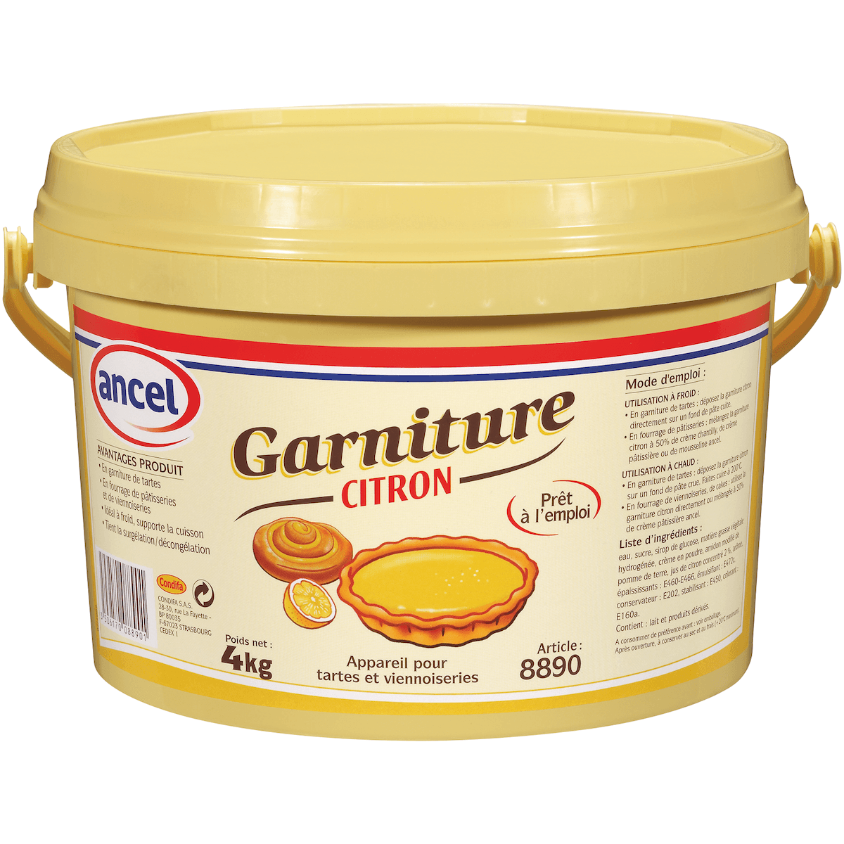 GARNITURE CITRON SEAU DE 4 KG