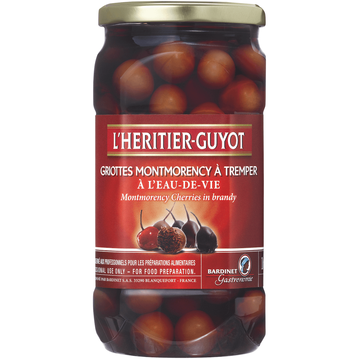 GRIOTTES MONTMORENCY A TREMPER 16% VOL BOUTEILLE 1L