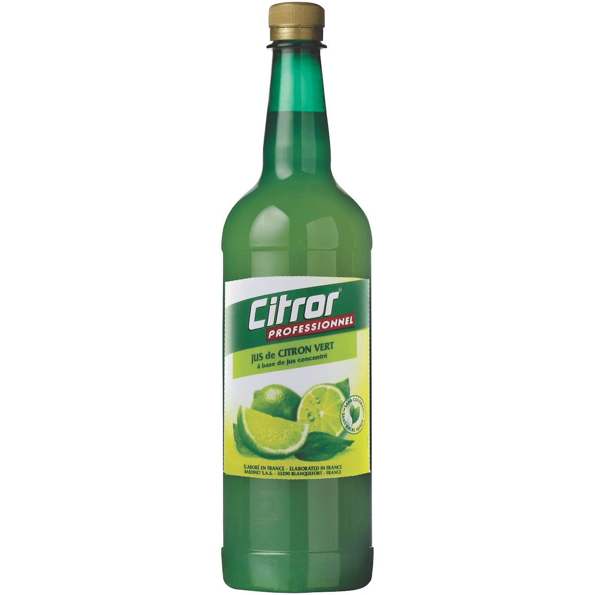JUS DE CITRON VERT DE SICILE BOUTEILLE 1L