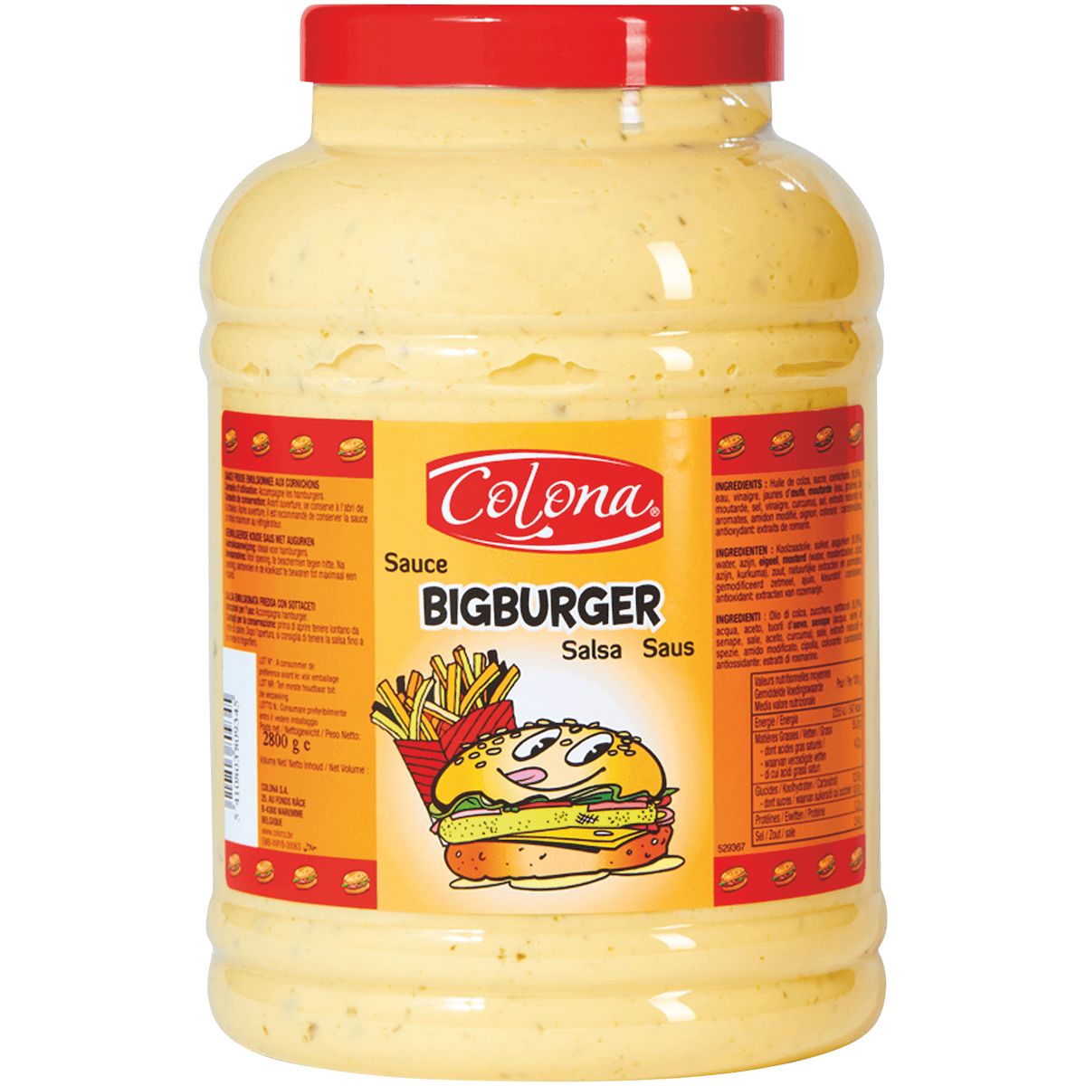 BIGGYBURGER COLONA 3L PET
