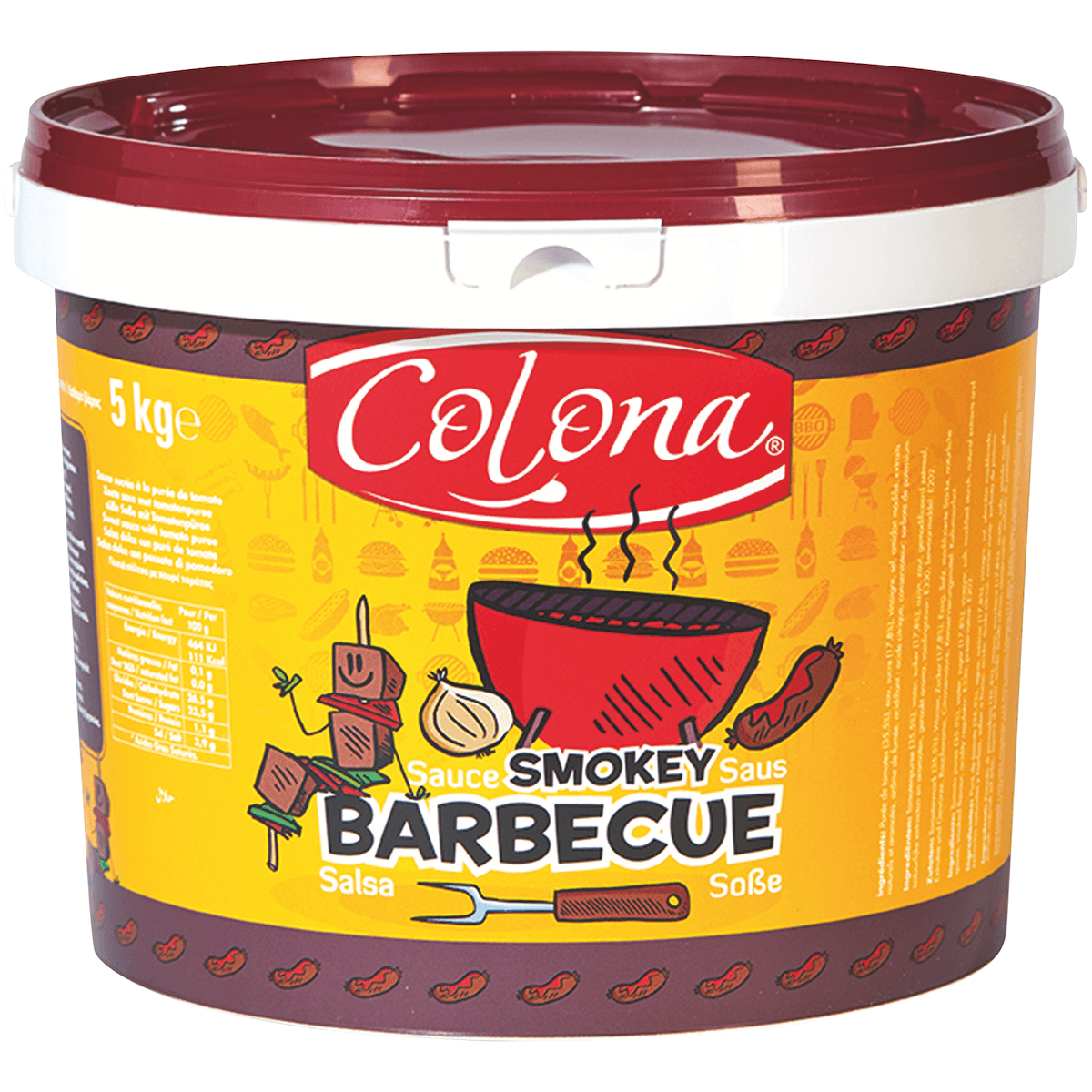 BARBECUE DRESSING COLONA 5L SEAU