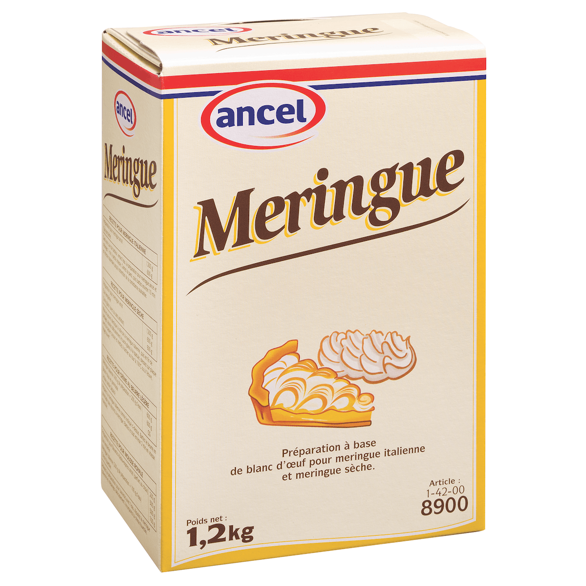 PREPARATIONS POUR MERINGUE  ETUI 1,2KG