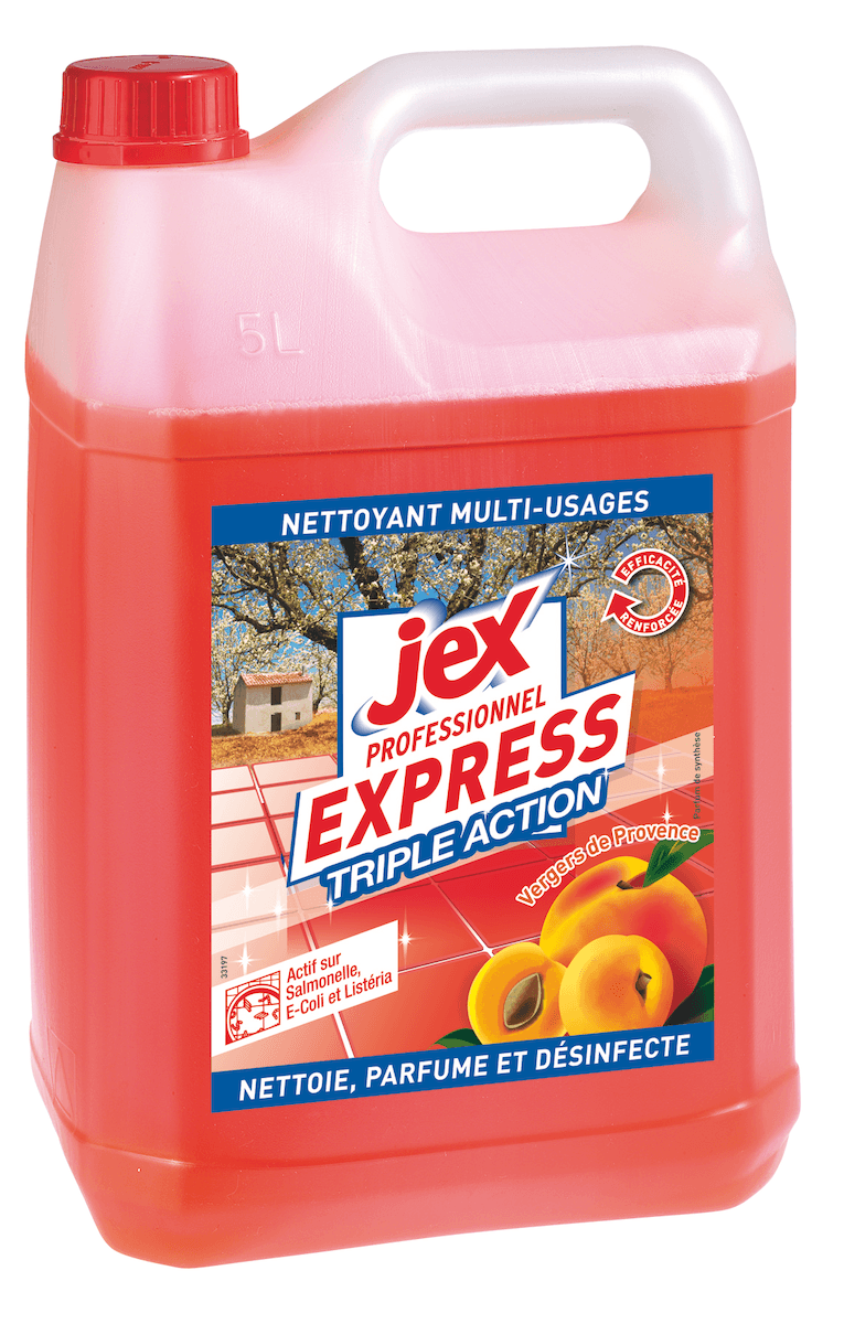 JEX PROFESSIONNEL DÉSINFECTANT TRIPLE ACTION VERGERS DE PROVENCE