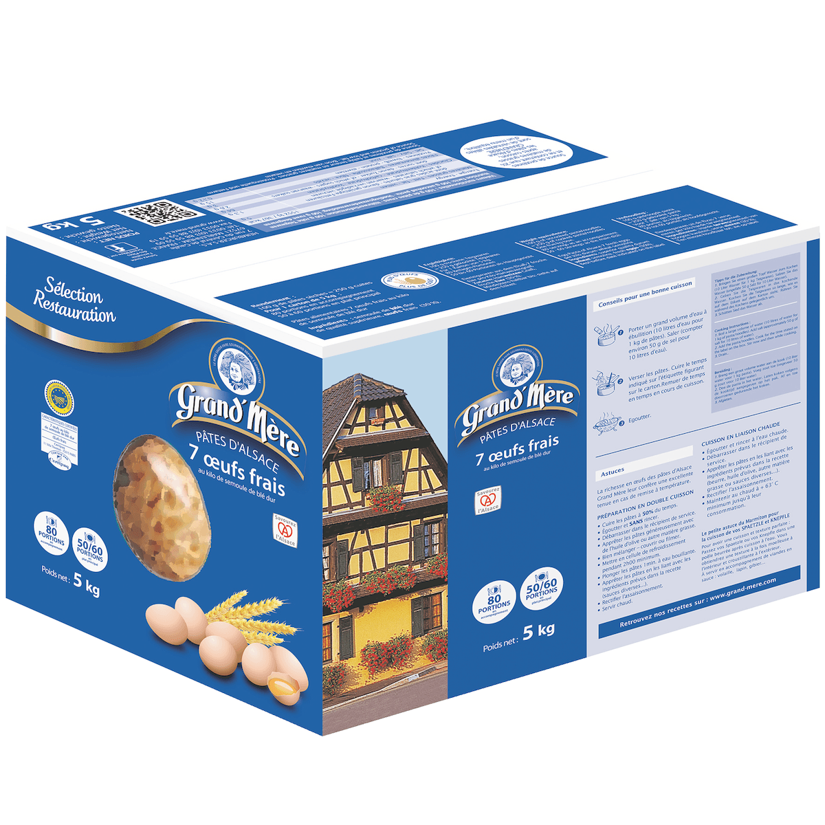 COQUILLETTES-CARTON DE 5KG