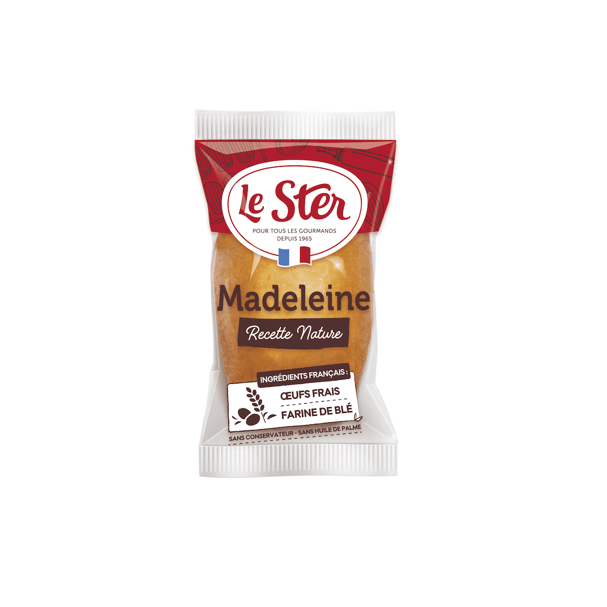 MADELEINE COQUILLE NATURE 25G-CARTON DE 130