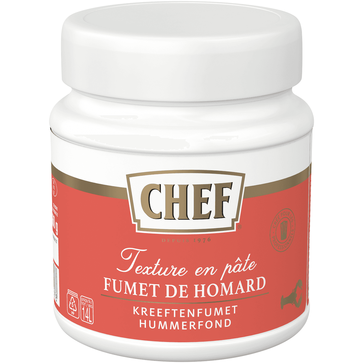 FUMET DE HOMARD PREMIUM - POT DE 560G POUR 7 A 14L