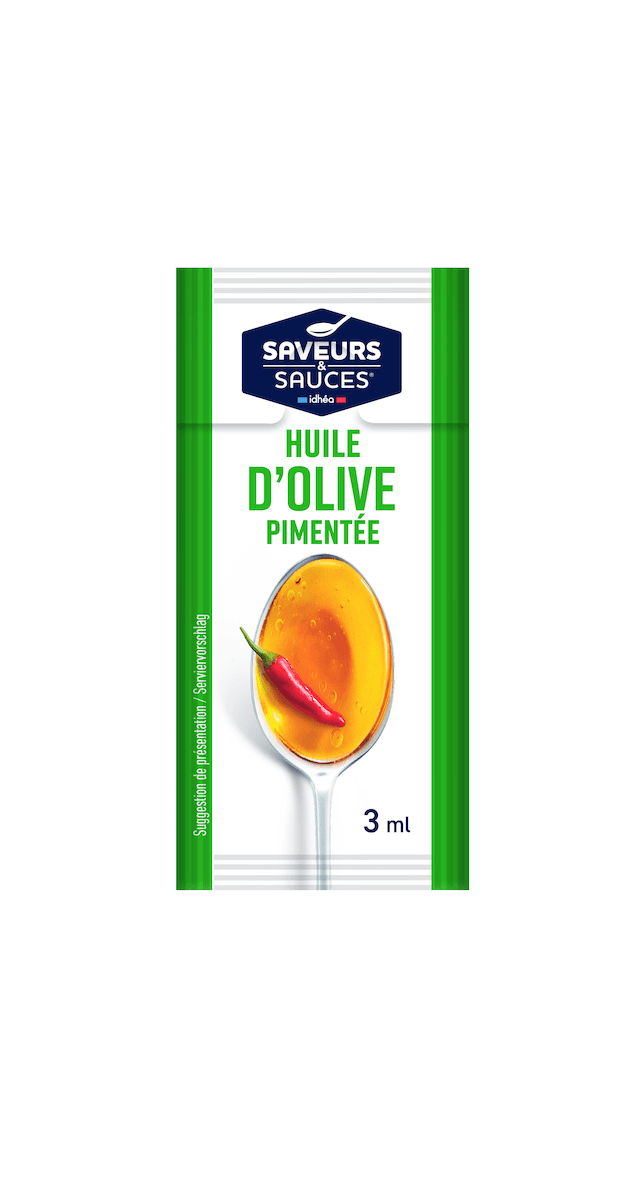 DOSETTES HUILE D'OLIVE VIERGE PIMENTEE 3MLX250