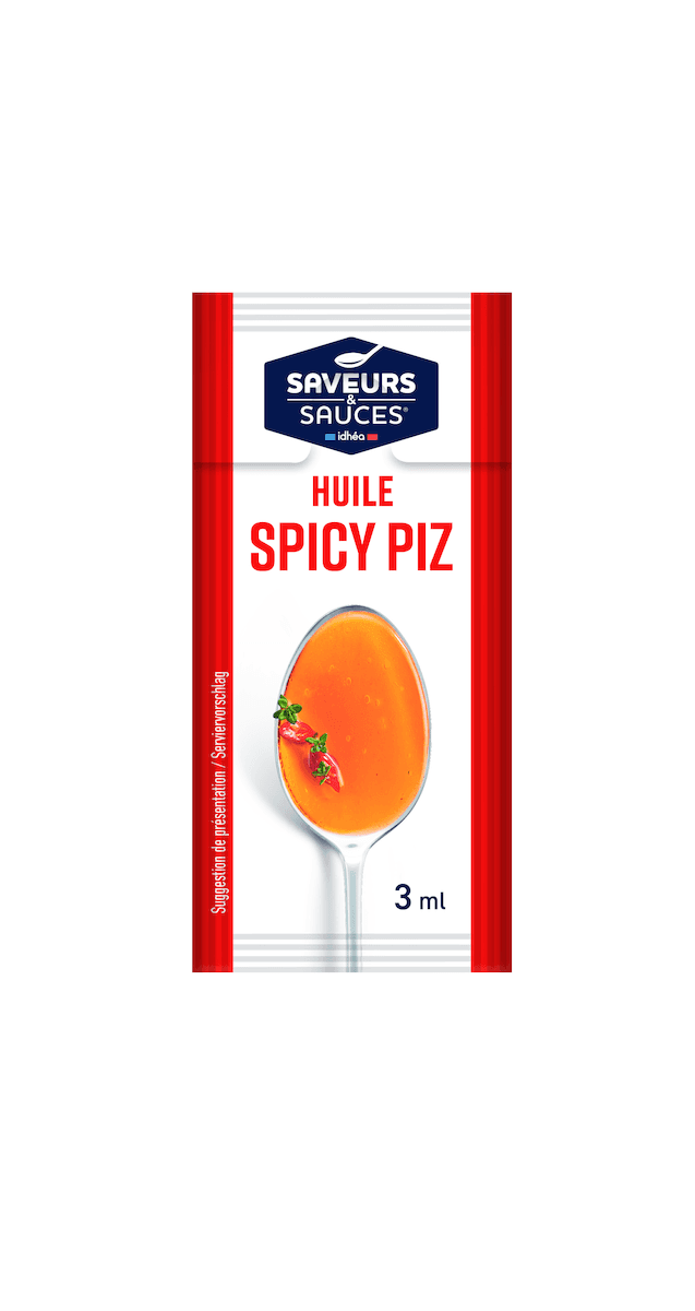 DOSETTES  D'HUILE SPICY'PIZ 1000X3ML