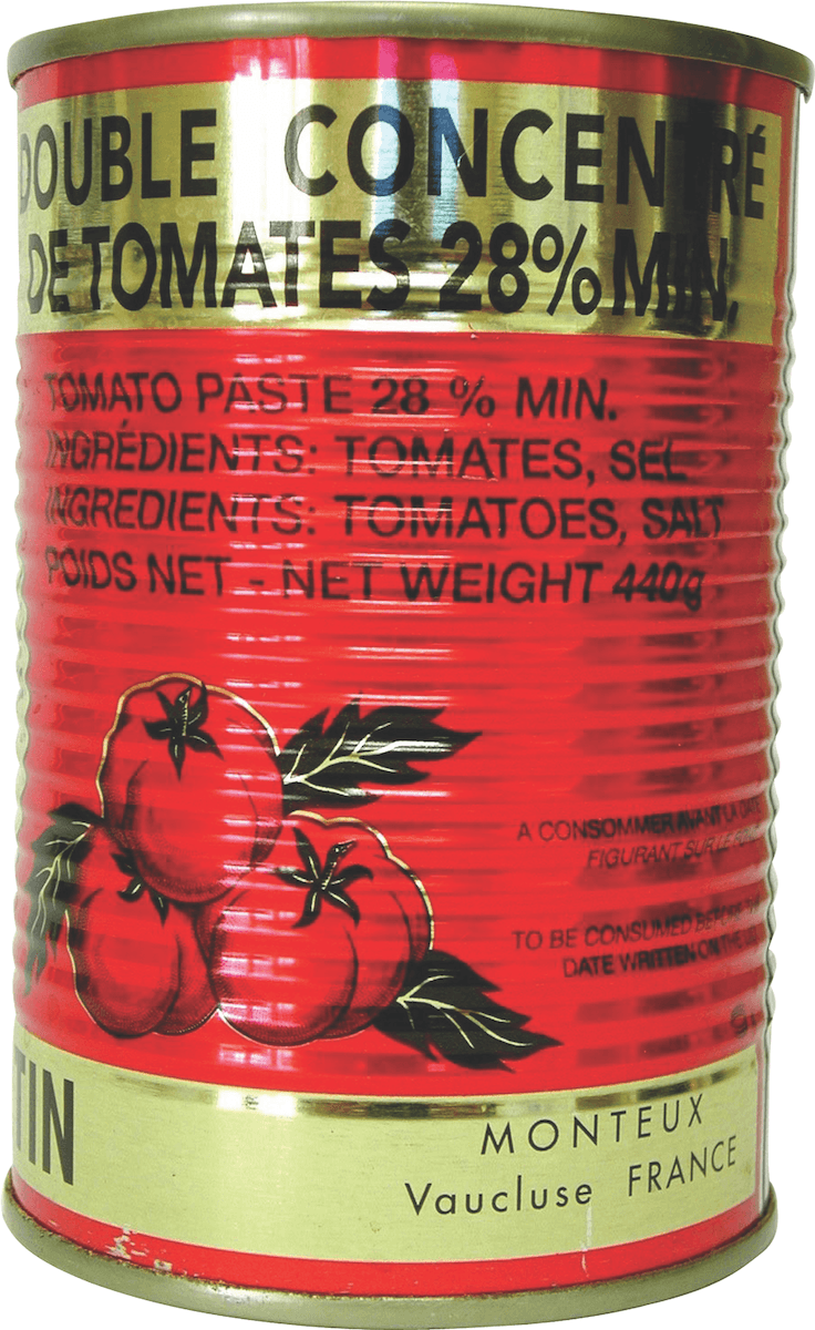 DOUBLE CONCENTRE DE TOMATES BOITE 1/2 OF
