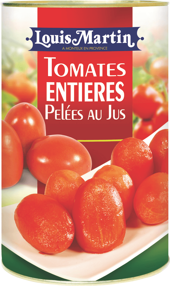 TOMATES PELEES AU JUS BOITE 5/1