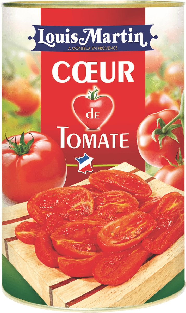 COEUR DE TOMATES PELEES BOITE 5/1