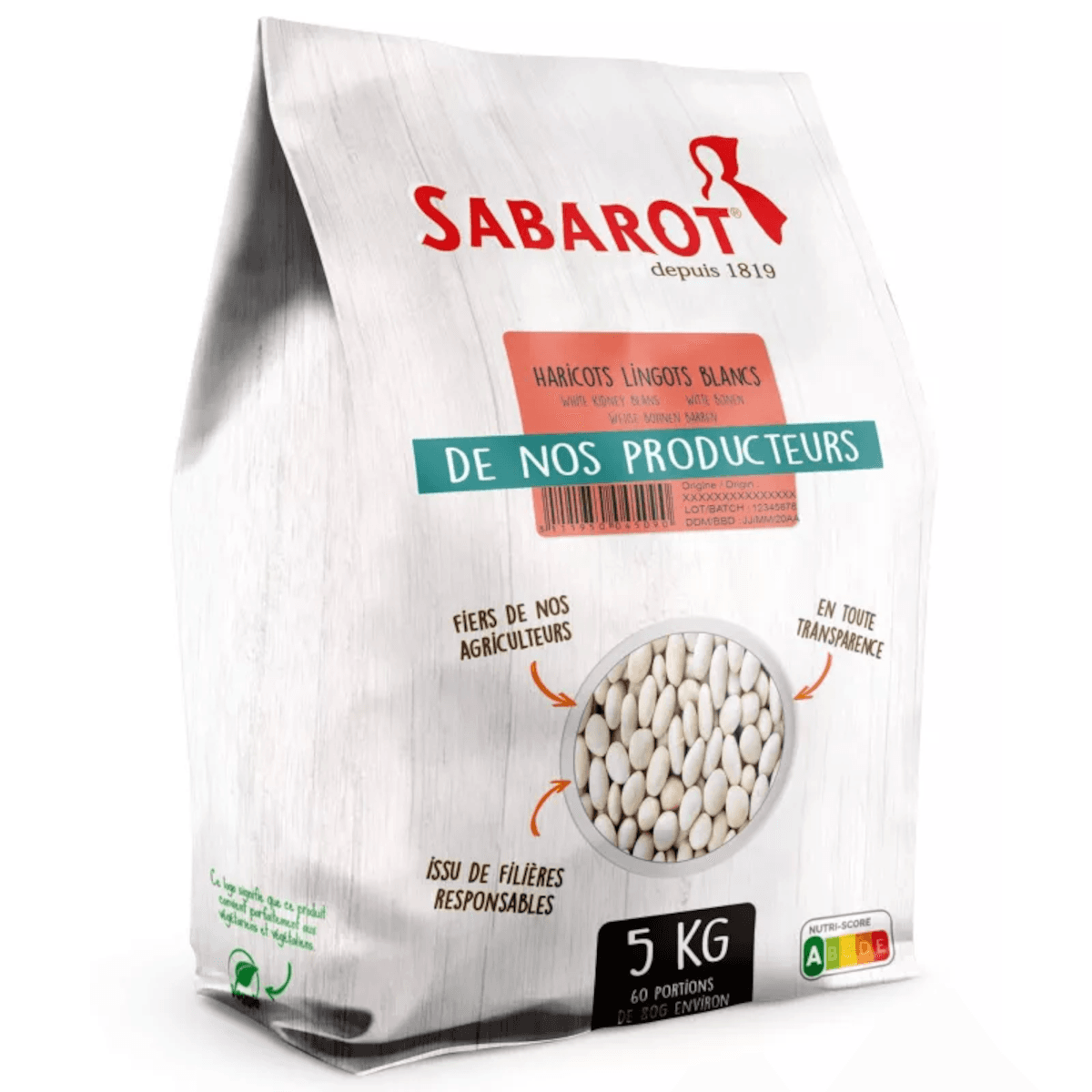 HARICOT LINGOT - SAC 5KG