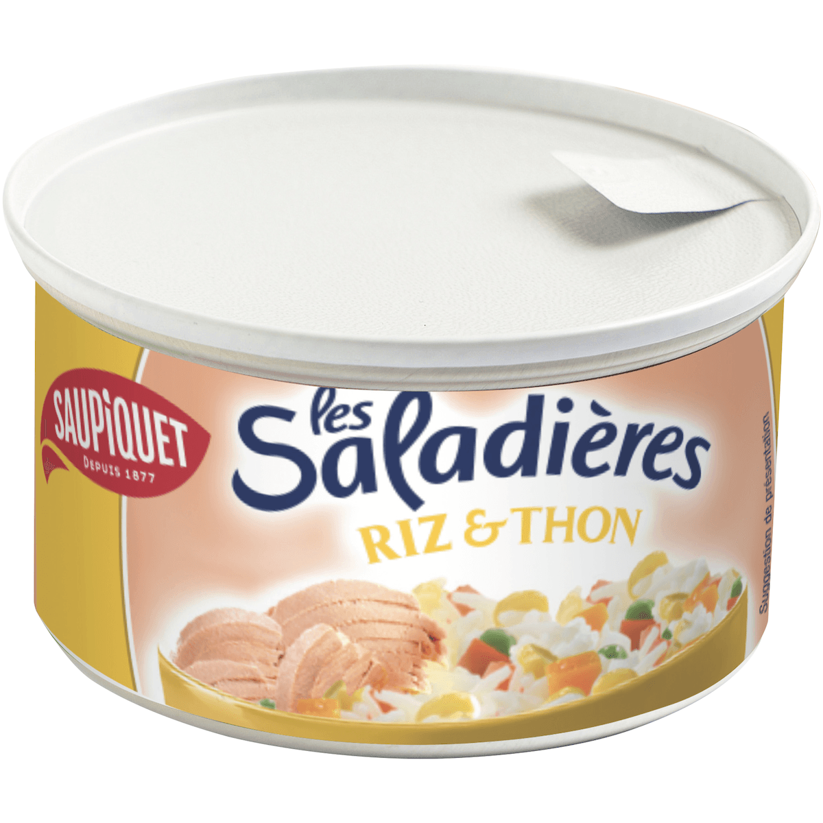 SALADIERE RIZ ET THON BOITE  1/6 - 115G