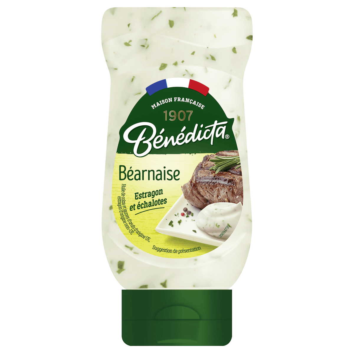 SAUCE DE VARIETE BEARNAISE-FLACON SOUPLE TOP DOWN 235G