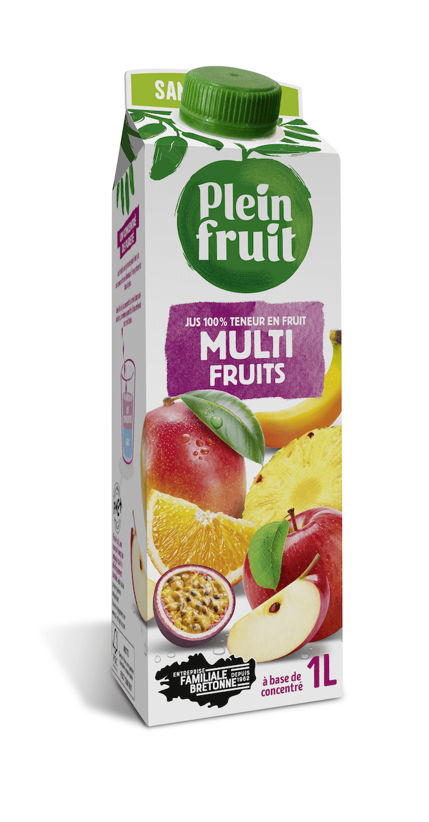 JUS MULTIFRUITS - ELOPAK 1L AVEC BOUCHON A VIS