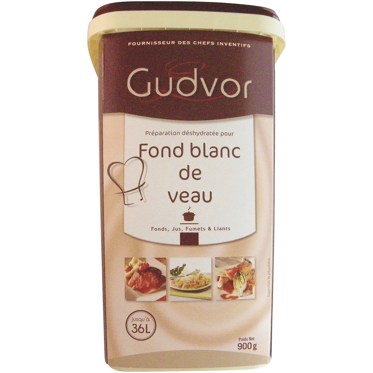 FOND BLANC DE VEAU-BOITE DE 900G-50G/L