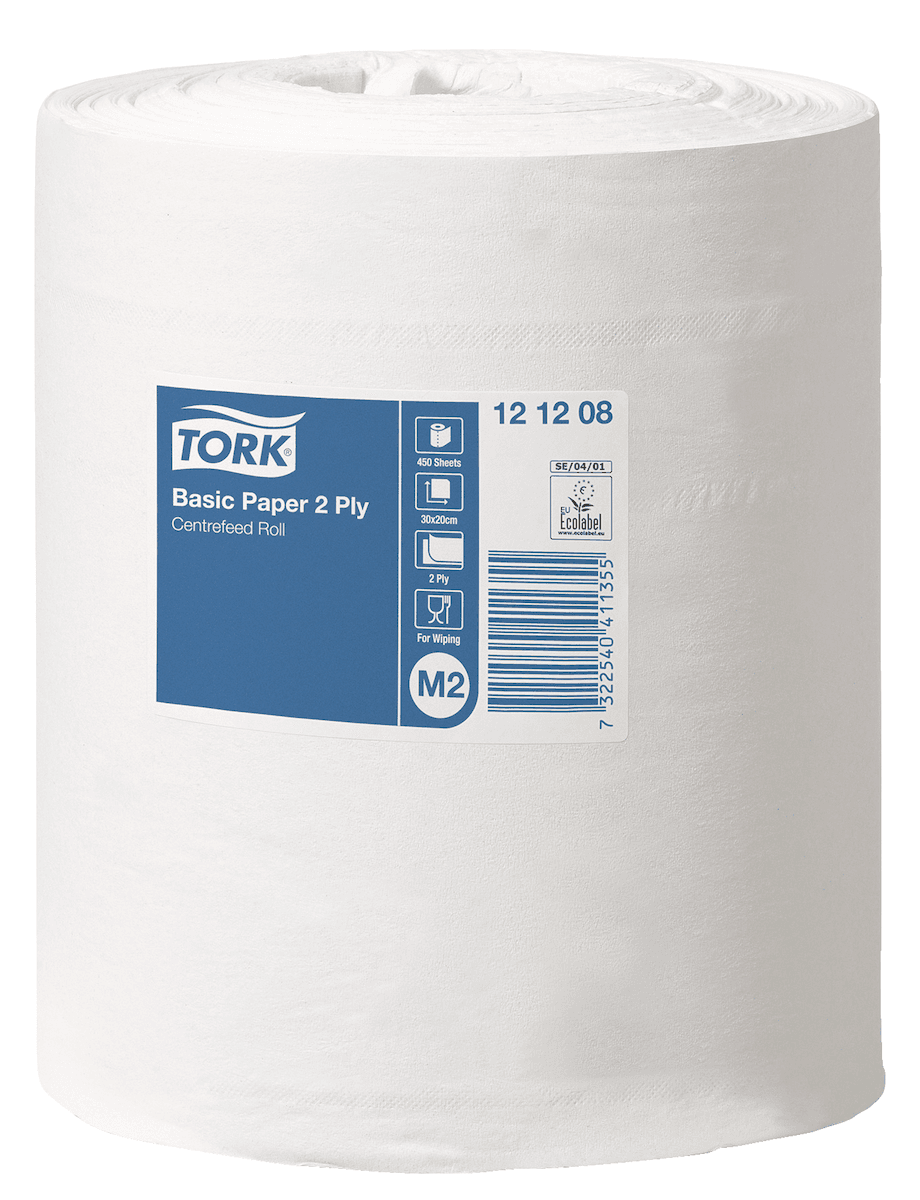 TORK PAPIER D'ESSUYAGE BASIC BOBINE À DÉVIDAGE CENTRAL