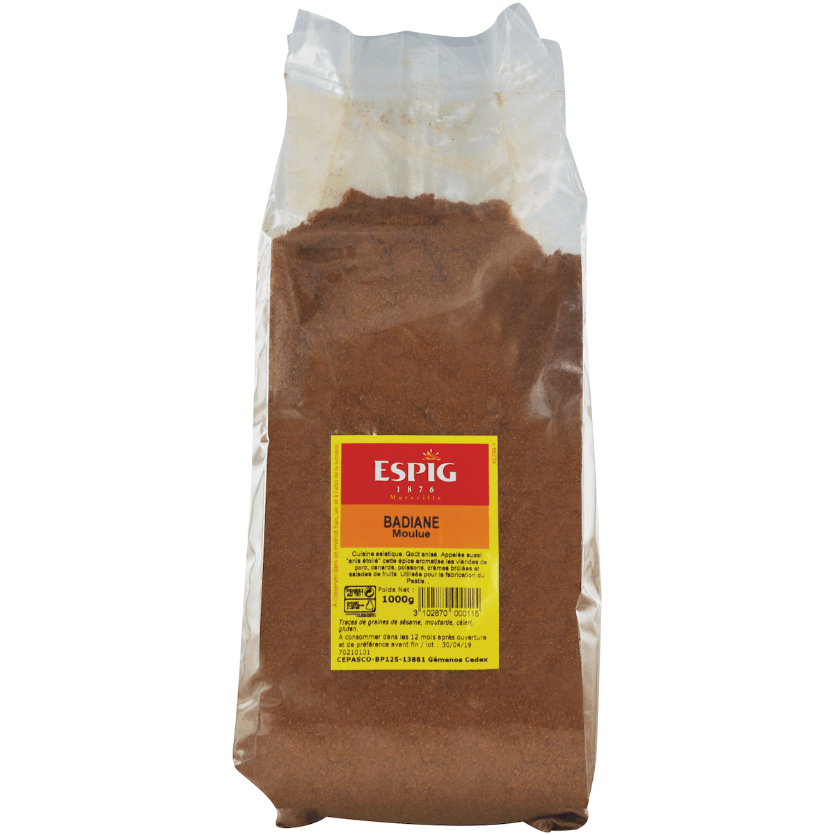 BADIANE POUDRE - 1KG