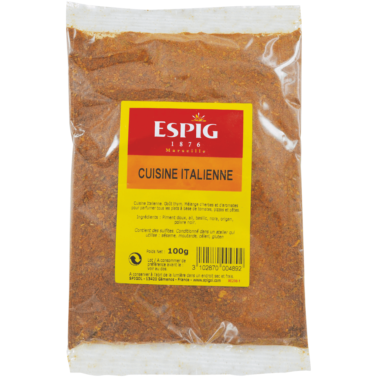CUISINE ITALIENNE - 100G