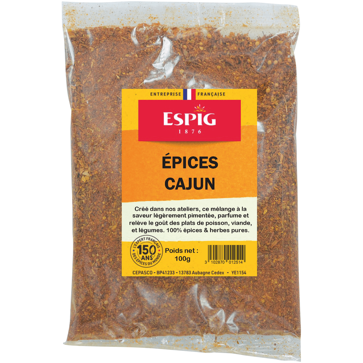 EPICES CAJUN - 100G