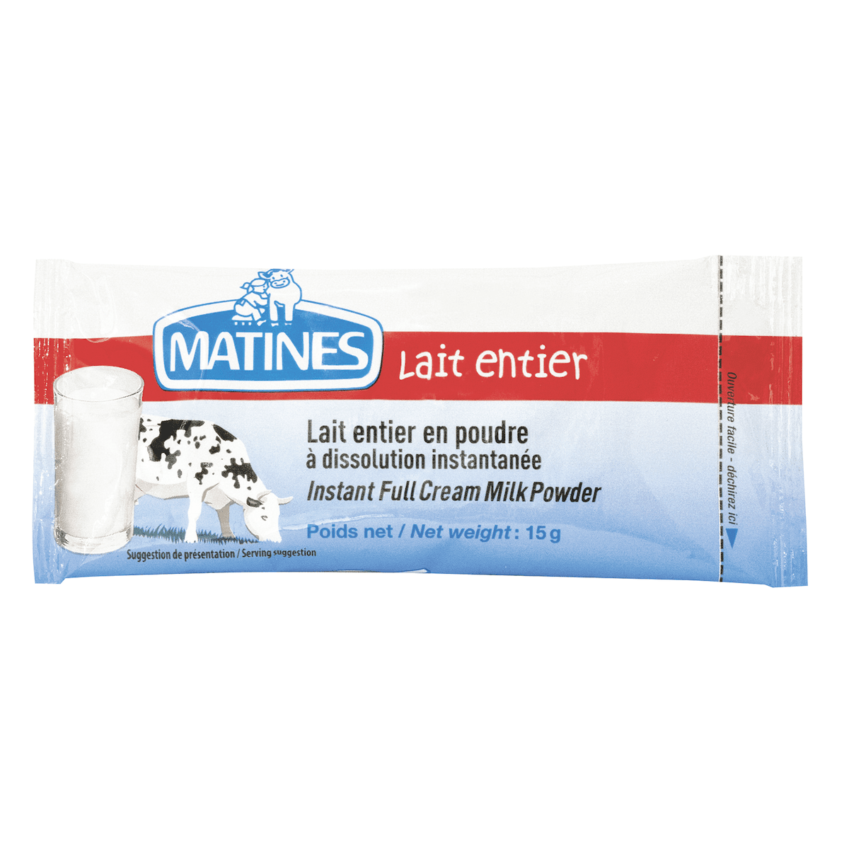 POUDRE DE LAIT ENTIER (26%MG) -  200 DOSES DE 15G