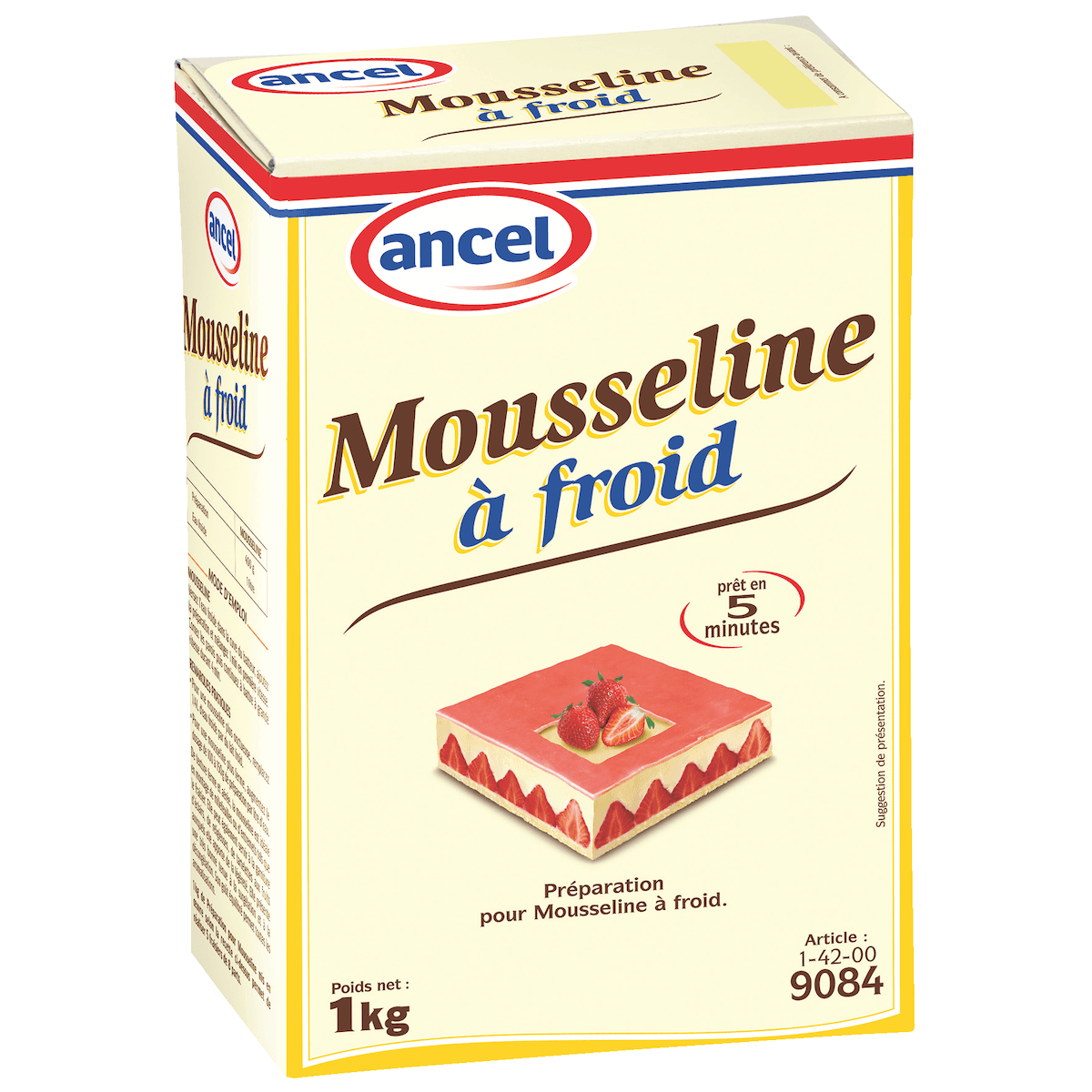 PREPARATION POUR MOUSSELINE A FROID ETUI 1KG