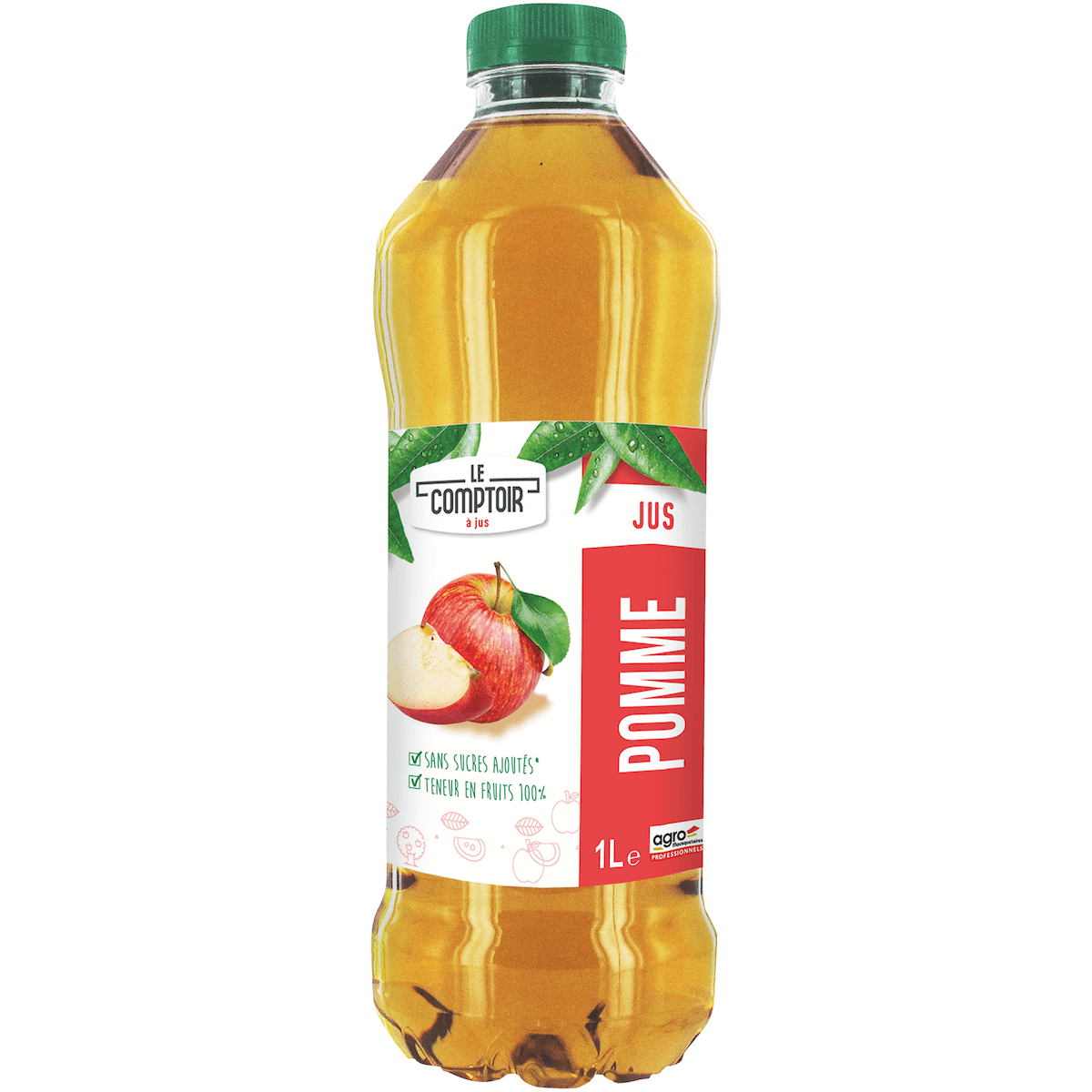 JUS DE FRUITS PET 1L LE COMPTOIR ABC POMME